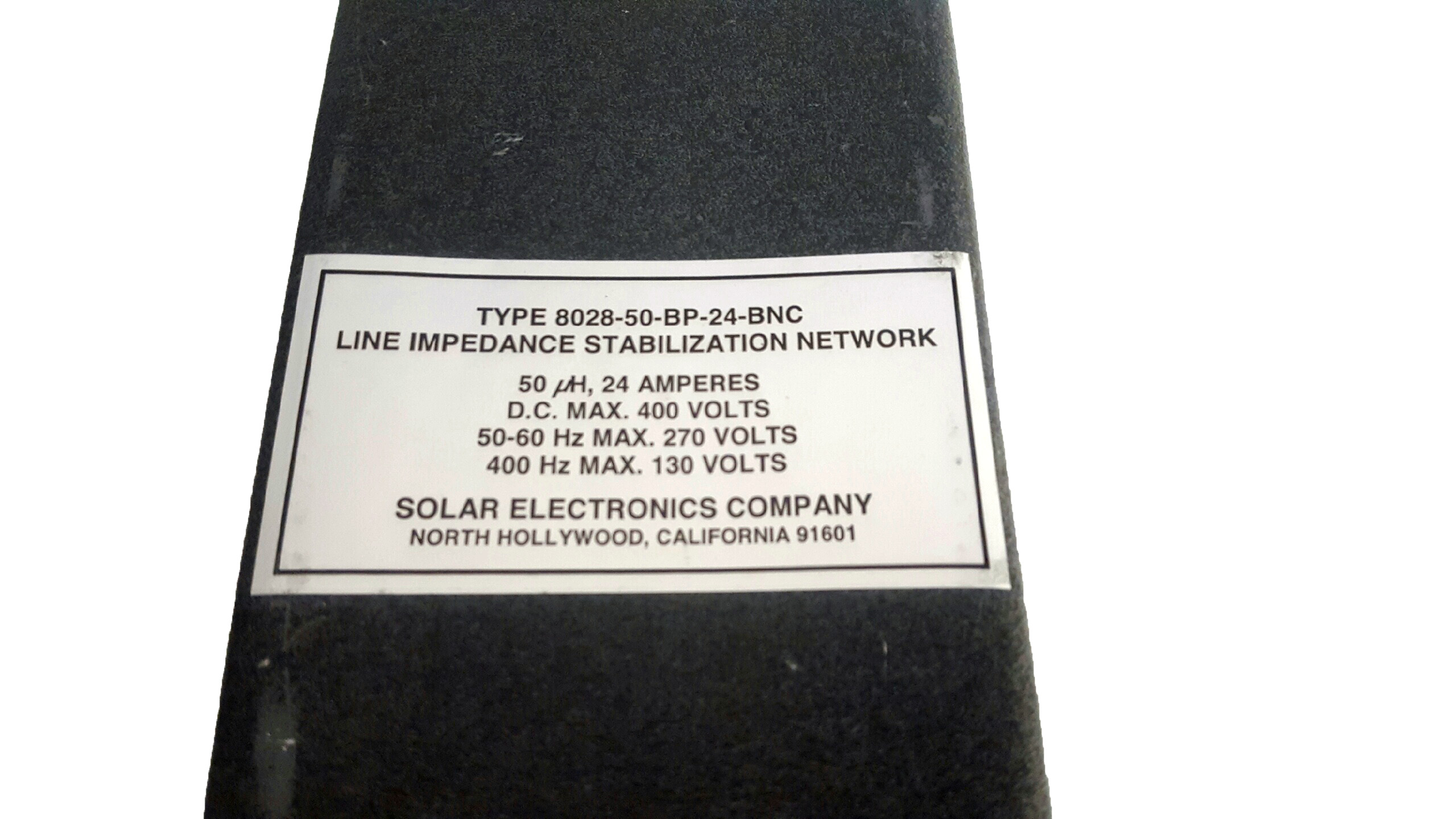 Solar 8028-50-BP-24-BNC for sale